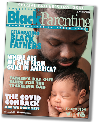 African american dad having skin-to-skin time with his newborn baby.