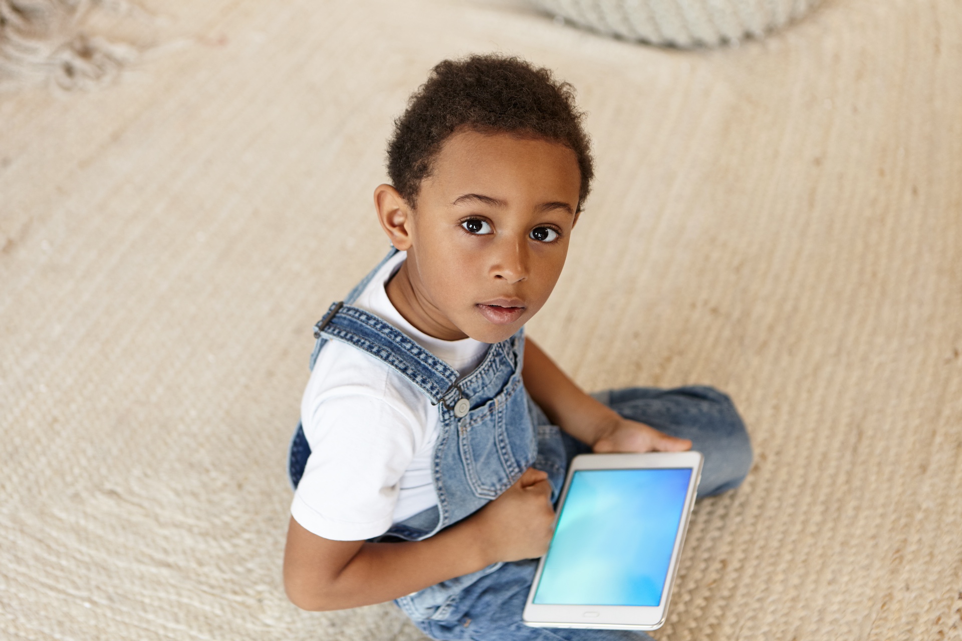 African american child technology