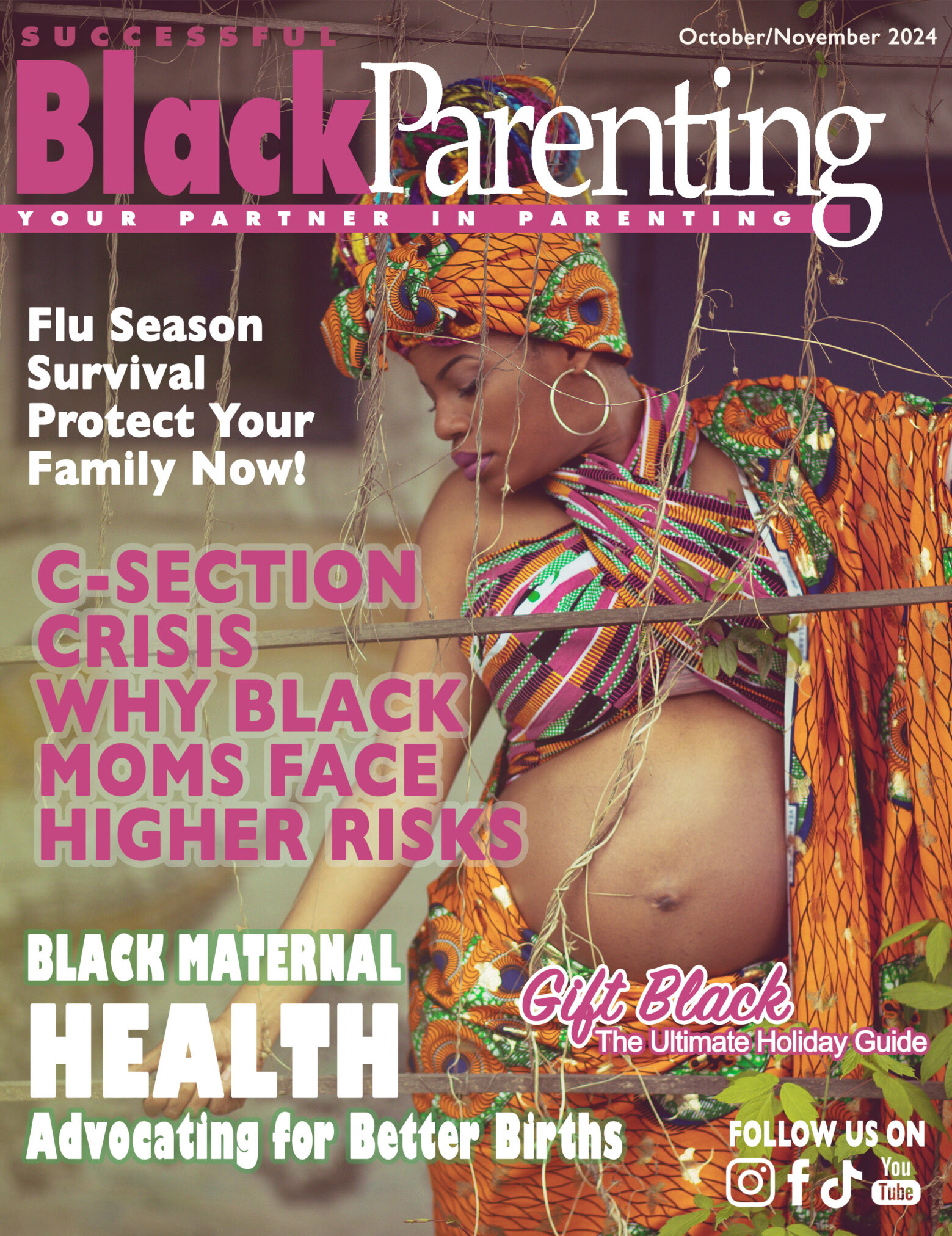 October/november 2024 successful black parenting magazine digital cover