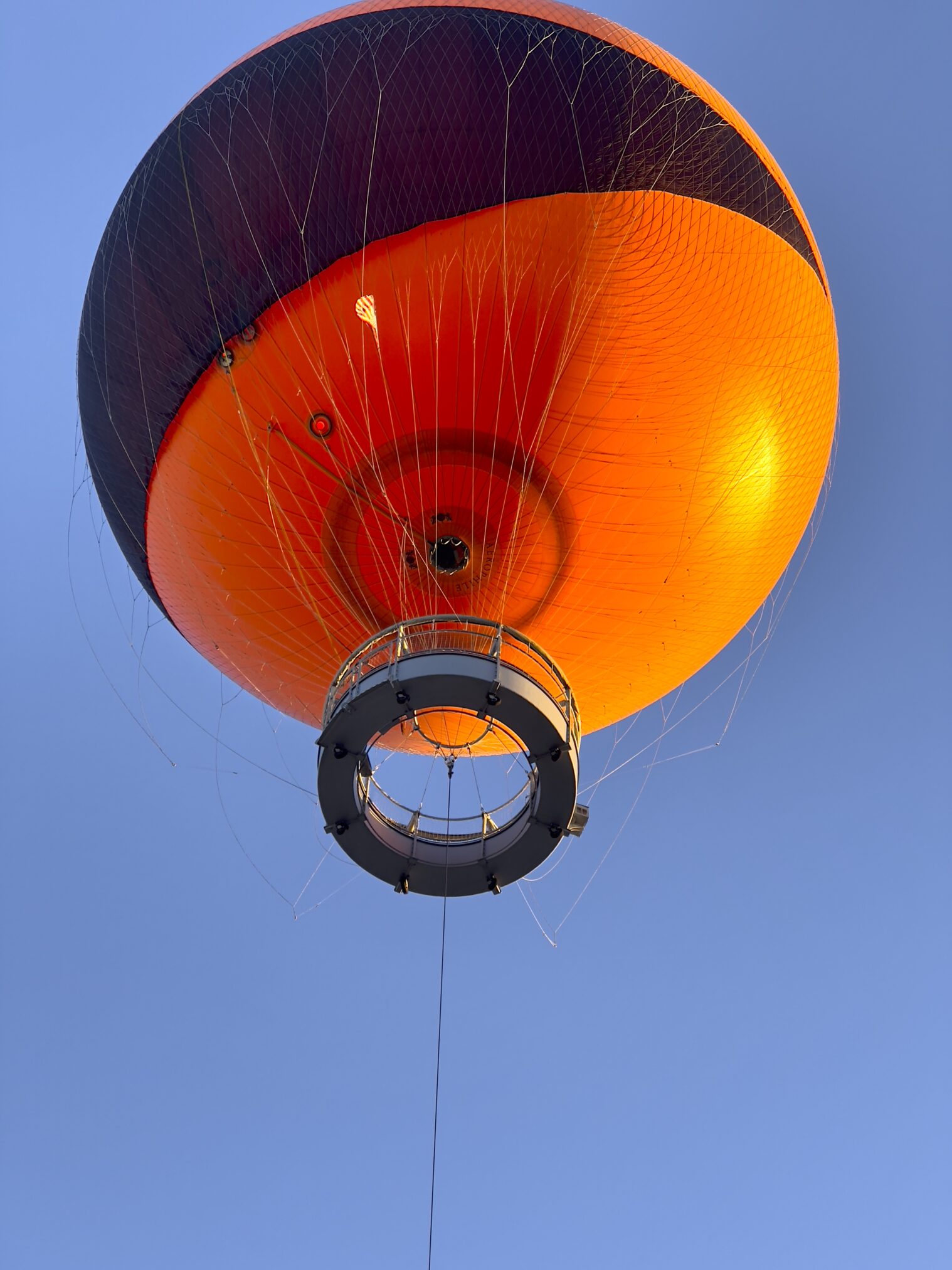 The helium air balloon at great park in irvine, california.