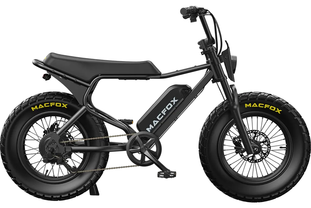 Macfox x7 fat tire mountain dirt e-bikes for youth in the u. S. , designed for teens with safety features, durability, and eco-friendly family mobility