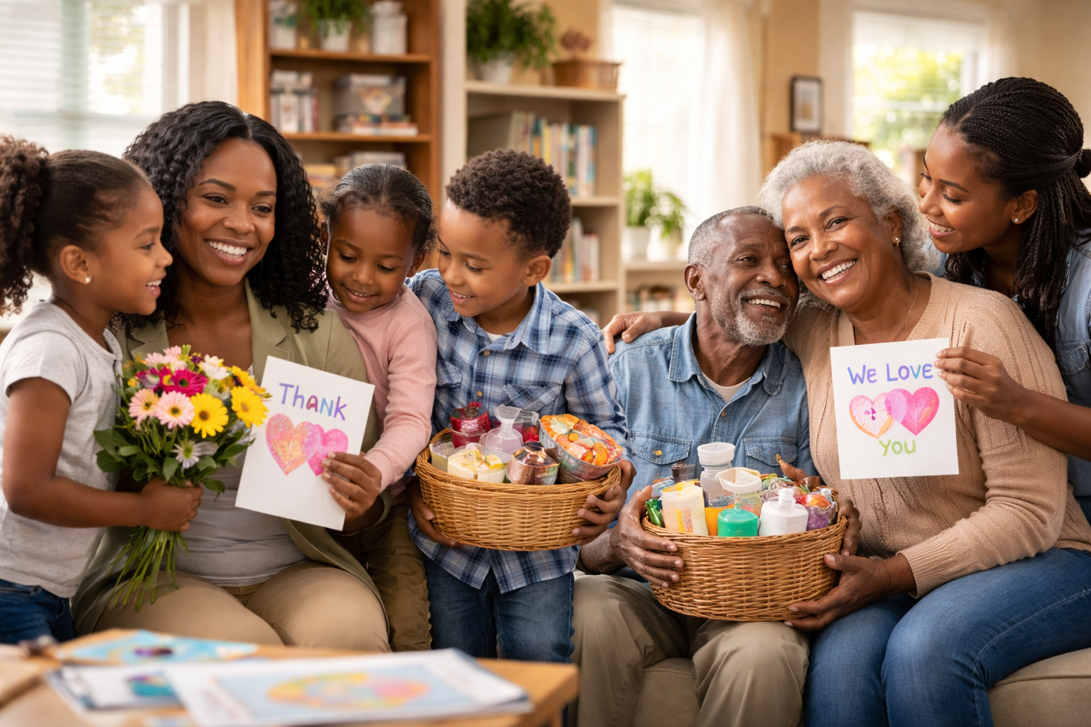 11. Create an original appropriate, realistic, wide horizontal photo that shows the essence of the article, sans text, for successful black parenting magazine and the alt text. Don't search the internet due to copyright issues - create an original photo.