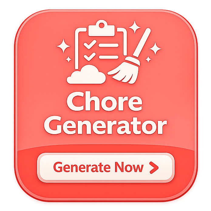Orange chore generator button