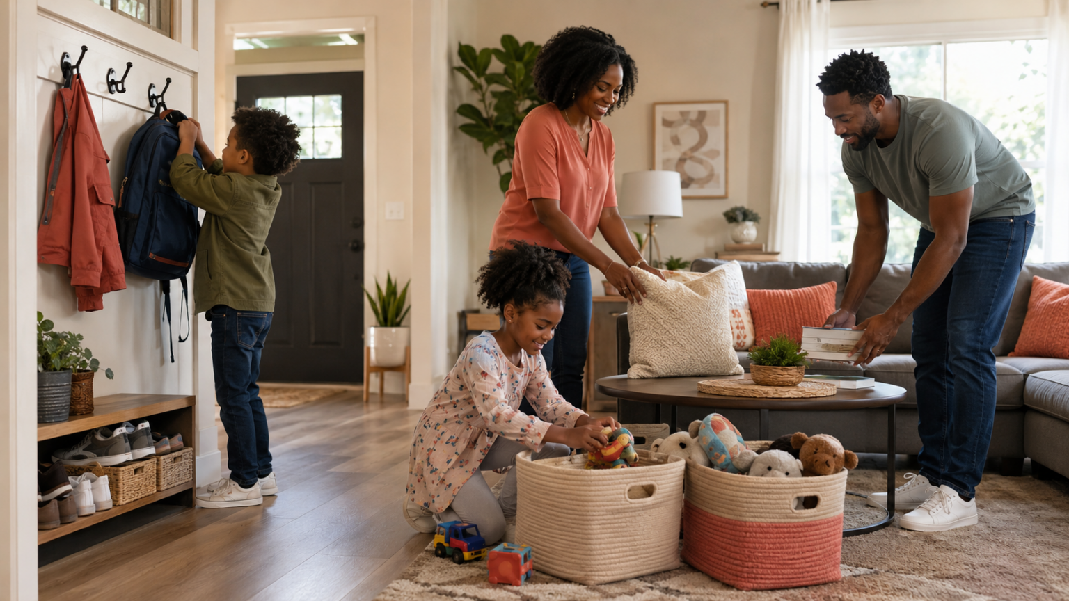 How to Keep Your Home Organized While Raising Busy Kids